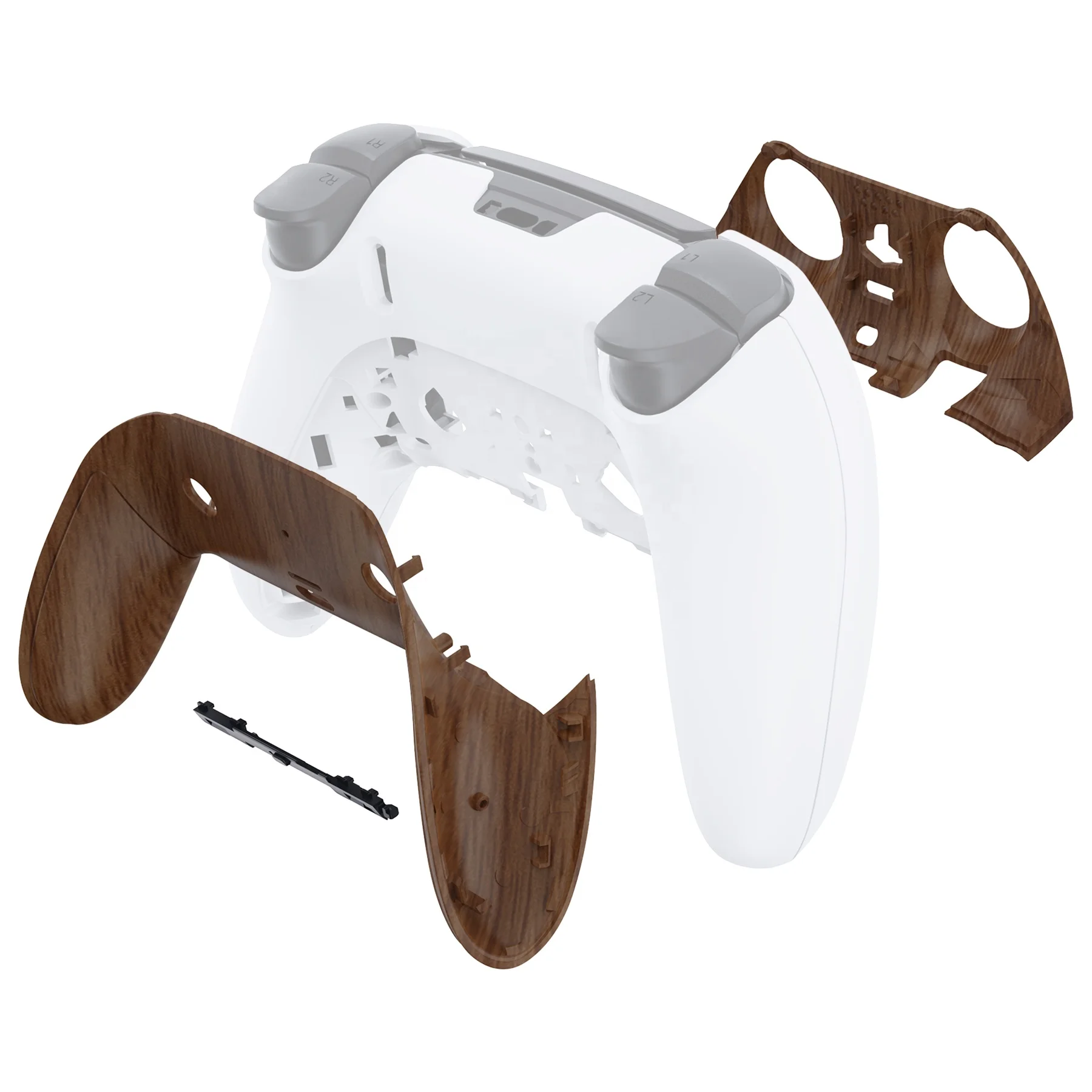 EXtremeRate Faceplate Back Trim Shell Custom Plate Cover for PS5 Edge Controller Accessories