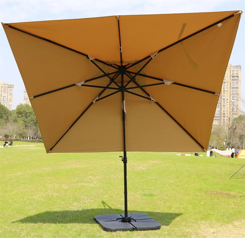3x3 M Small Roma Parasol Umbrella Outdoor Furniture Garden Cantilever