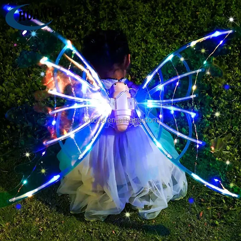 Ailes Papillon Enfant Ailes Papillon Halloween Cosplay - - Accessoire Scène Et Photographie Ailes Fée Enfant Fille
