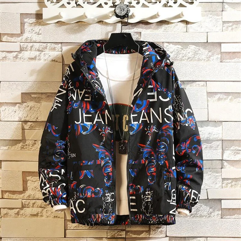 Fashion Brand Spring Autumn Men Casual Stree ral Hoodie Jacket Man Waterproof Clothes Mens Windbreaker Coat Male_voghion.com