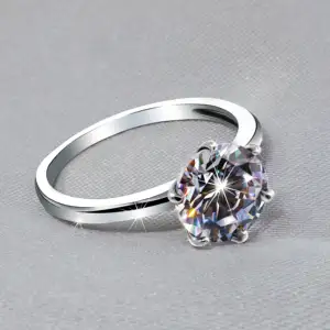 Keiyue Cz 925 Engagement Wedding Ring Women's Sterling 925 Silver Jewelry ZIRCON Rings