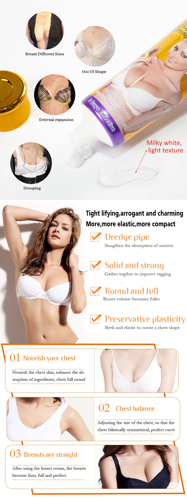 Aichun Beauty Breast Enhancement Cream Natural Herbs And Papaya