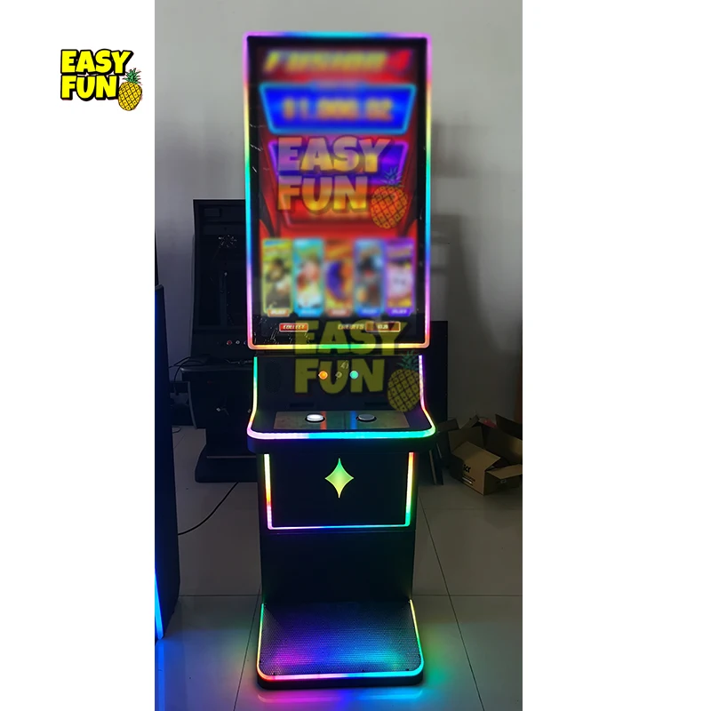 Popular USA 43 Inch Vertical Curved Screen 5 in 1 Multi Amusement Video Game Board Cabinet High Roller