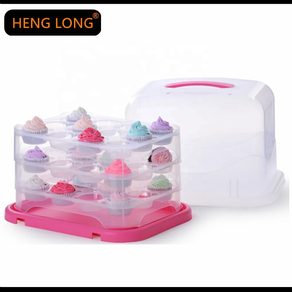 Jiangmen Henglong Plastic Cupcake Carrier Plastic Cake Carrier