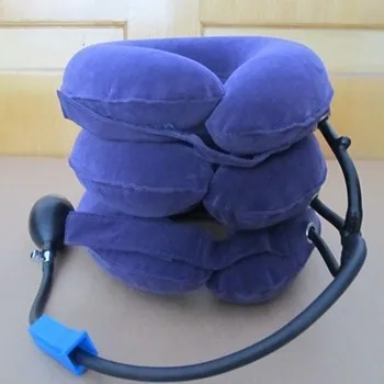 Opblaasbare air cervicale nek tractie apparaat zachte hoofd rug schouder nek pijn massager hoofdpijn pijn ontspanning brace (koffie) Drogisterij kopen? | Korting tot 41