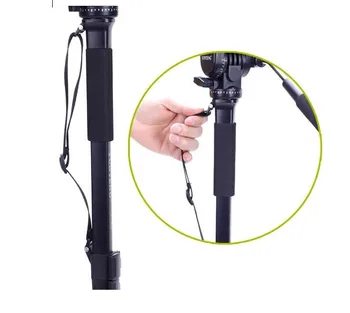 Yunteng VCT-288 Fluid Pan Head Quick Release Plate Unipod Holder DSLR Compatible Tripod Monopod for Photography product image