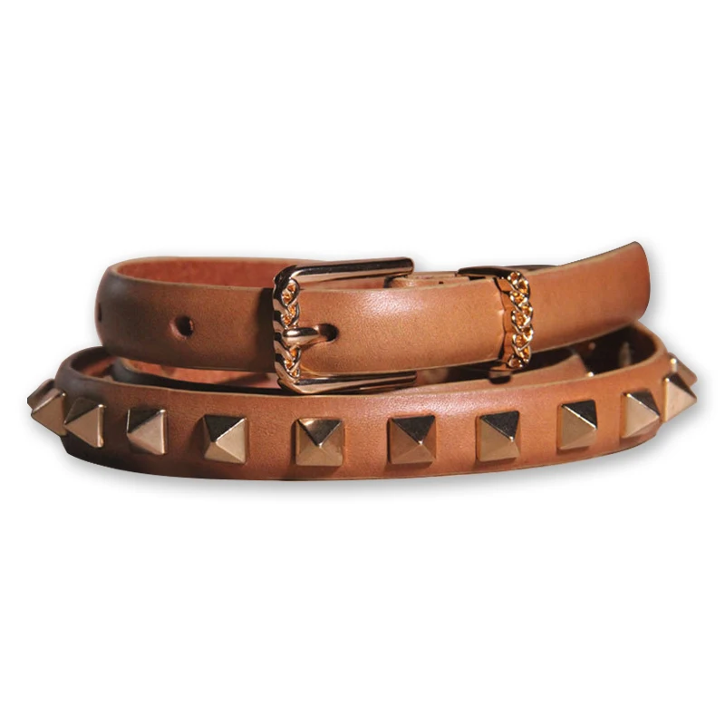 Wholesale Women's Belt Buckle Genuine Leather Luxury Fashion Waist Stud  Rivet Thin Cinturones Belt For Ladies - Buy Women's Belts,Belts Leather  Women Luxury,Fashion Belts For Ladies Product on Alibaba.com