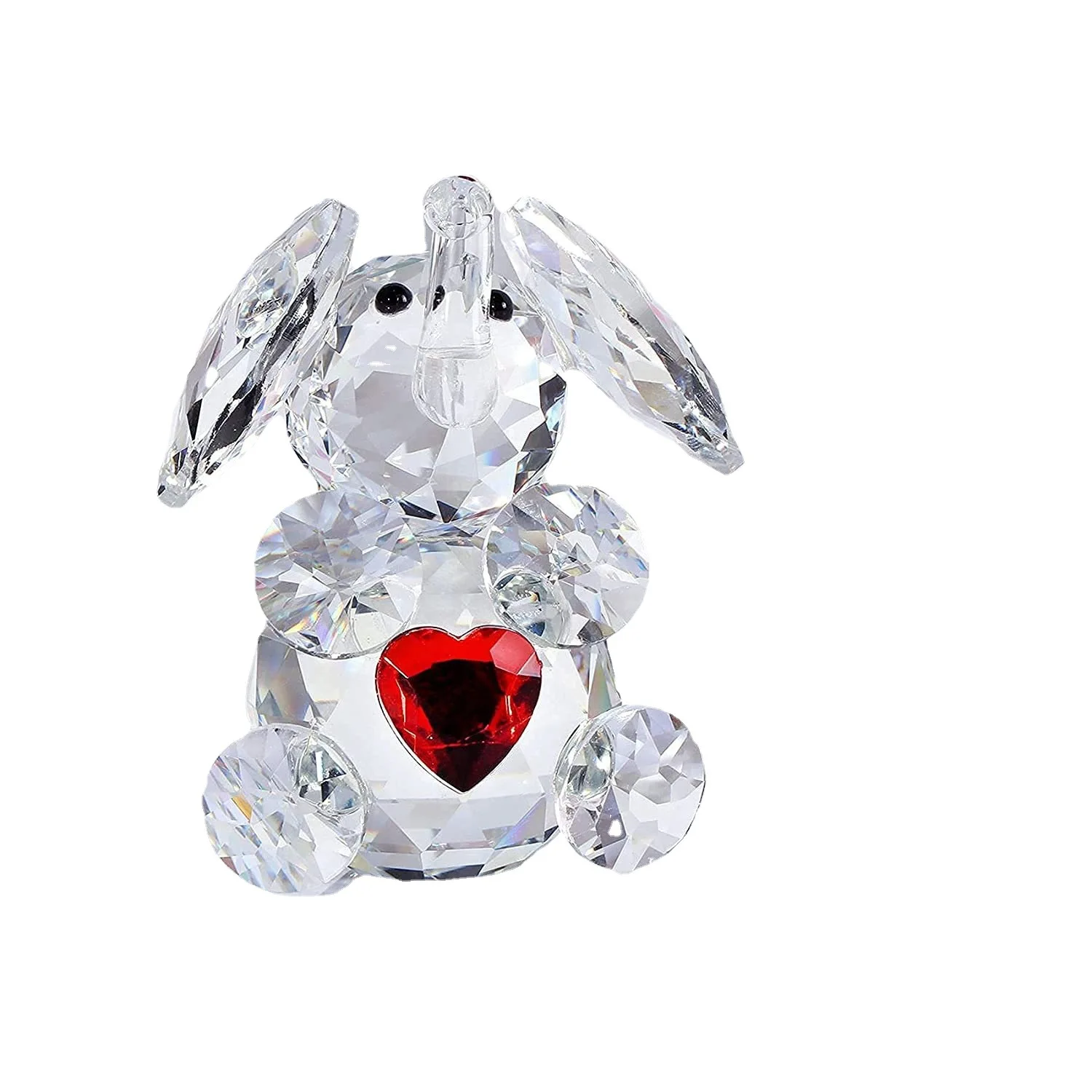 K9 optical crystal elephant figurines XQ-MX052