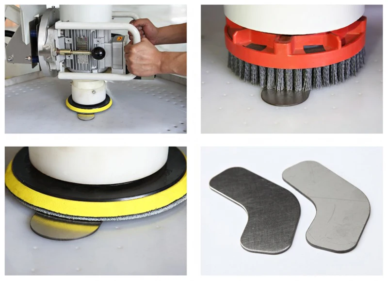Double Head Manual Slag Removal Deburring Machine for  Small Batch Metal Parts