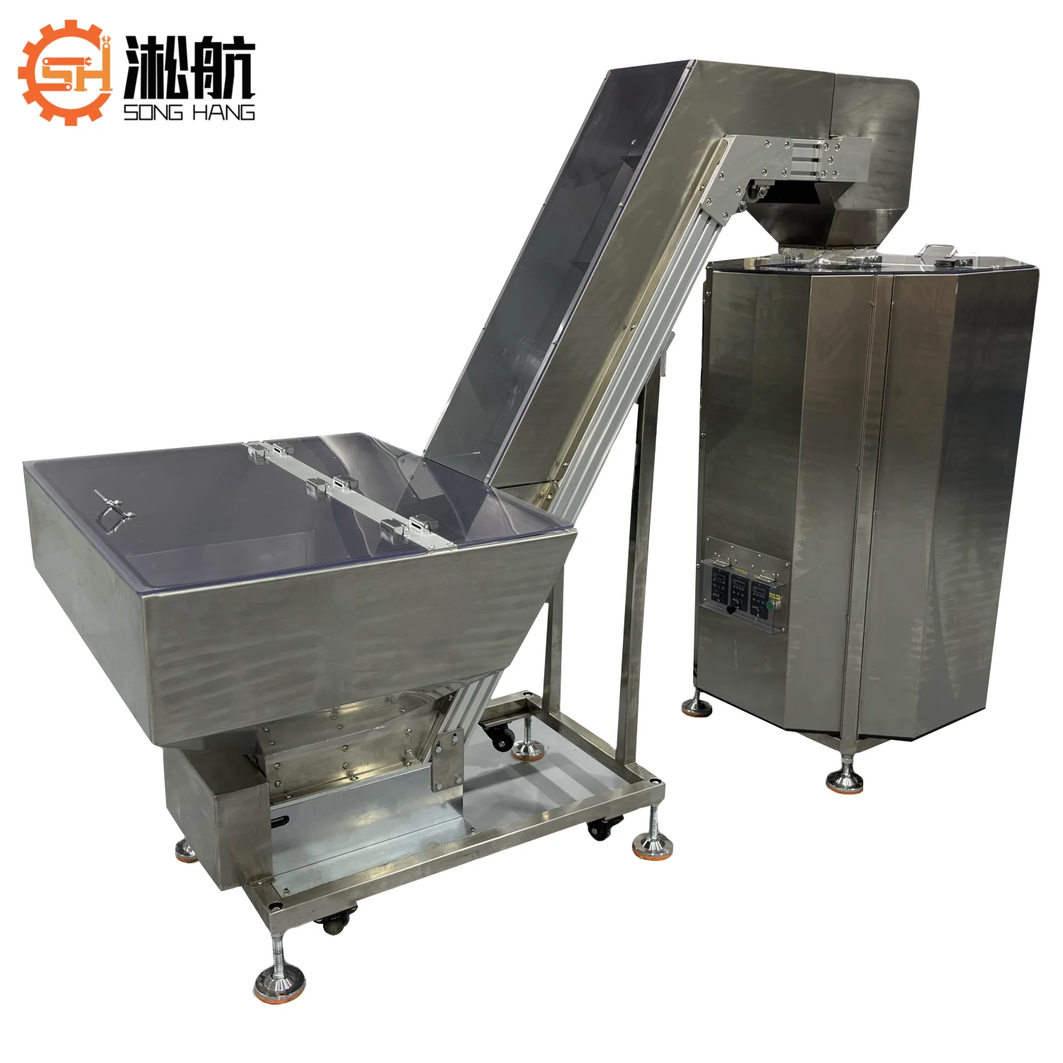 Automatic Directional Output Centrifugal Rotary Feeder With Large Hopper