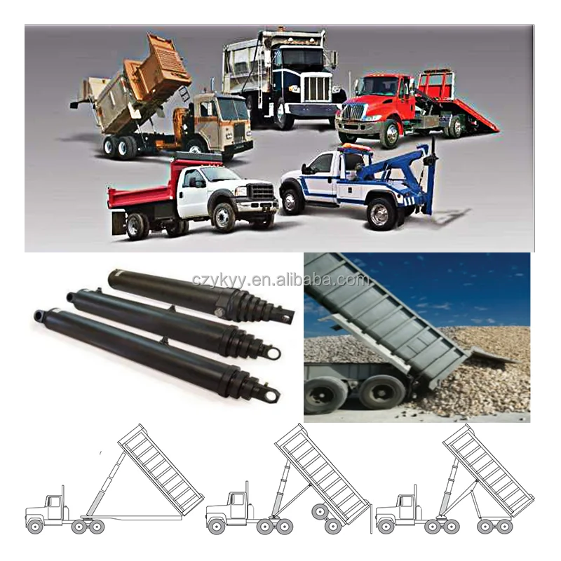 Parker Telescopic Hydraulic Cylinder Single/Double Acting Lift ...