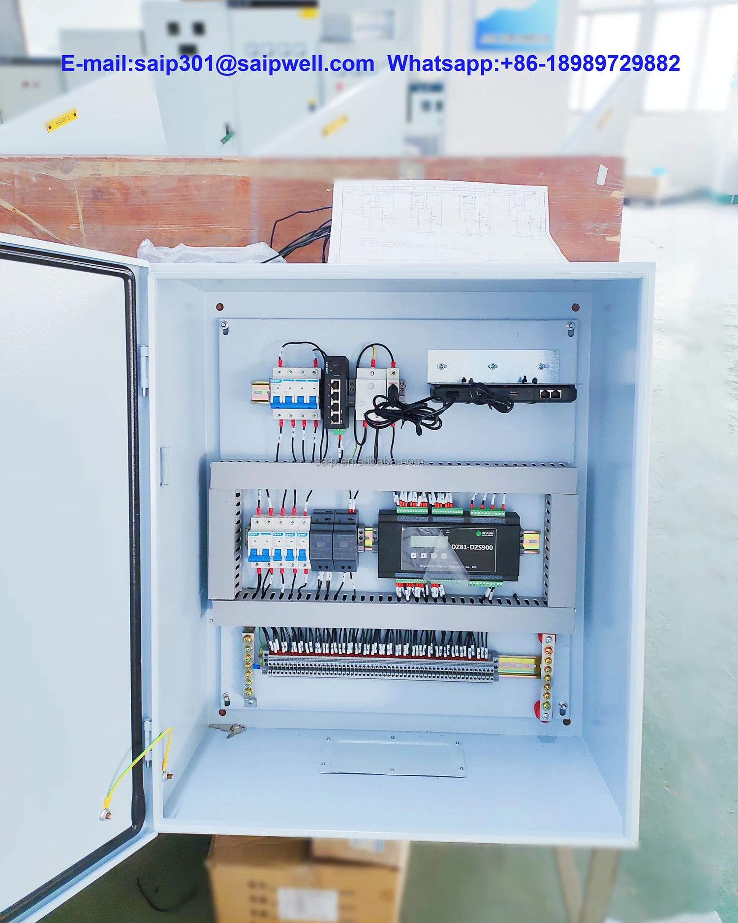 Customized Complete Control Cabinet Electric Box VFD Control Cabinet ...