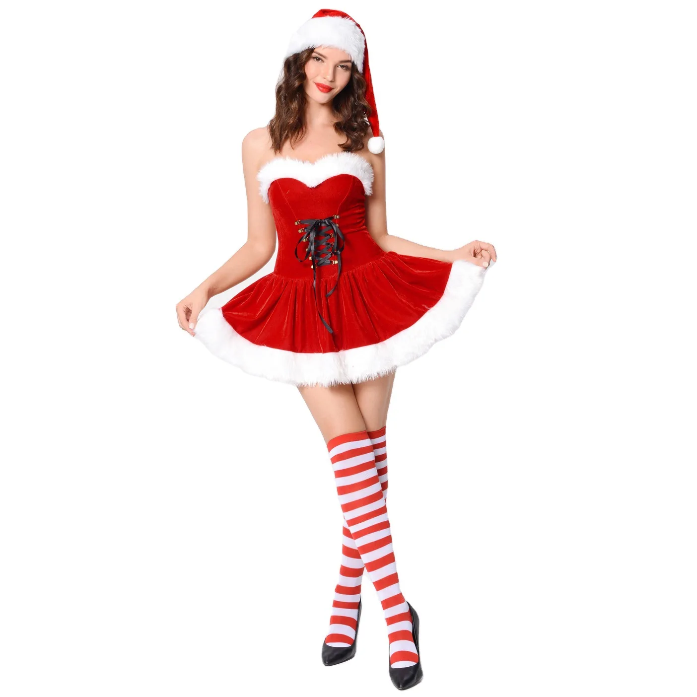 New Women Santa Claus Costume Cosplay Christmas Party Sexy Santa Claus Costume For Women Buy 6633