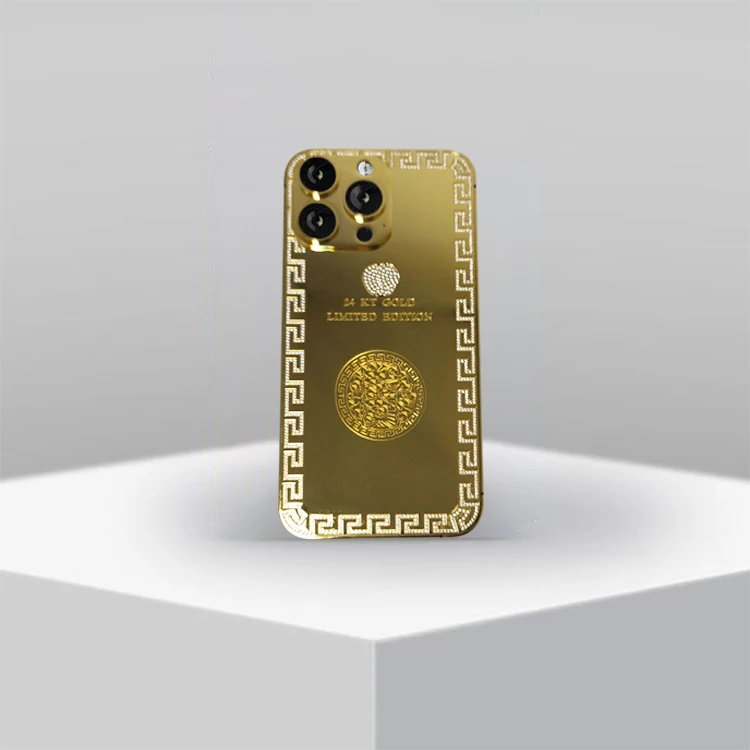 Gold Plated Phone Cases - Luxury Iphone Engraved Housing