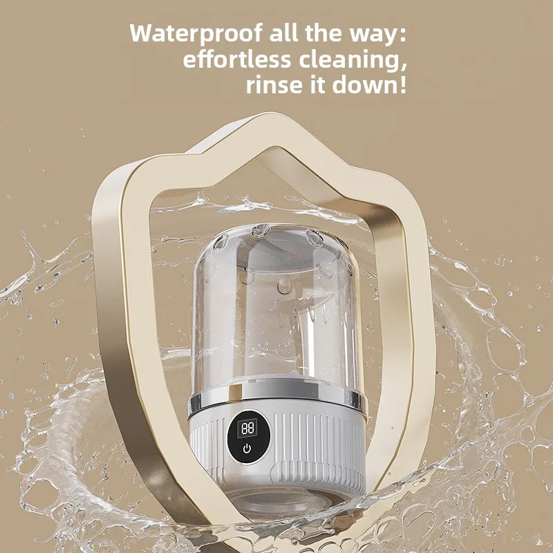 New Mini Top Loading Portable USB Powered Waterproof Underwear Intimate Clothing Washing aperçu 4