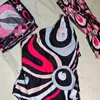 Traje de baño negro (pañuelo + turbante)