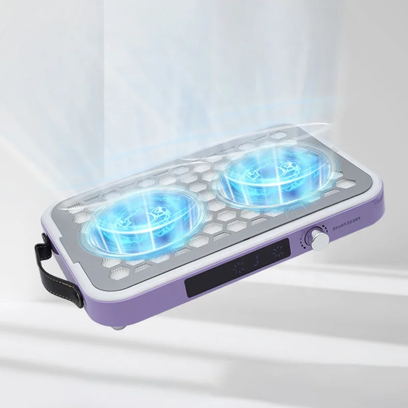 2029 NDC-267 Ново дизайн ултратънък вакуум за нокти с двойна турбина 9000 RPM, силен поток, ниско ниво на шум, 48 W, уред за събиране на прах от нокти