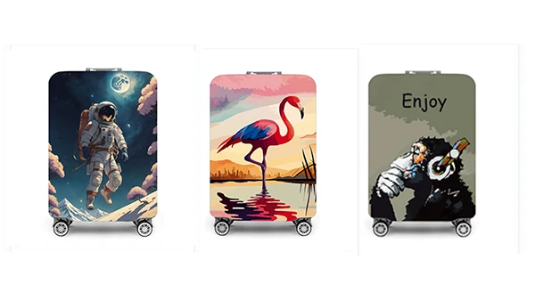 Pattern Print Welder Luggage Cover Protector