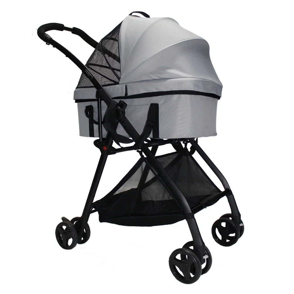 Best Luxury Pet Stroller 4 Wheels Air Buggy Dog Pram Pet Bike Dog