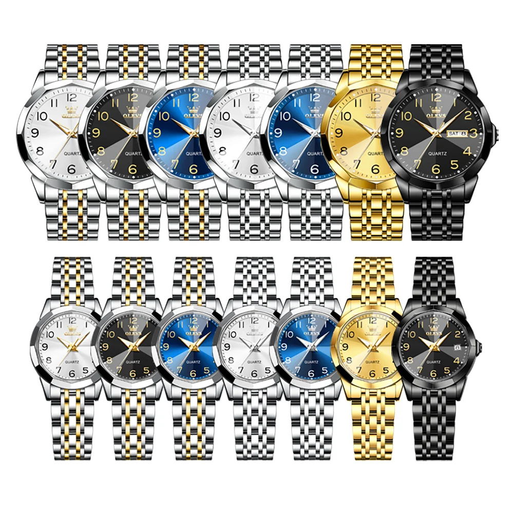 【中古】トワイライト アベニュー オルゴール18-370 Olevs Men's Watch 9970 - 41mm, Quartz Watch, 5 Colors | Olevsstore.com