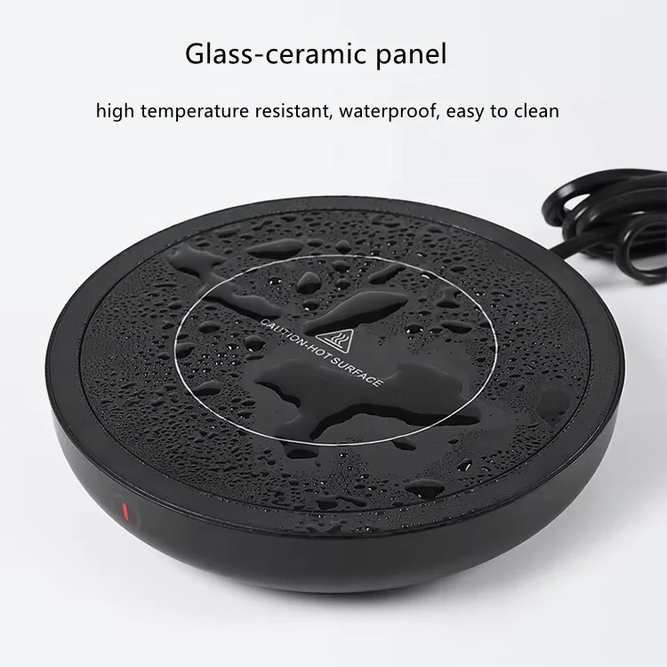 55度定温加熱 USB充電式 電子プラスチック保温カップパッドセット 7