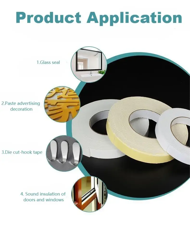 Black Single Sided Eva Foam Tape Shock Absorbing Tape Pad Buy