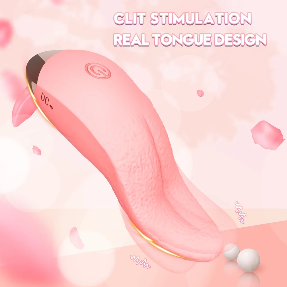 Klitoris-Stimulation Bester Weiblicher Vagina-Vibrator Weiche Zunge  Leckender Klitoris-Vibrator Magischer Zungenfrmiger Vibrator
