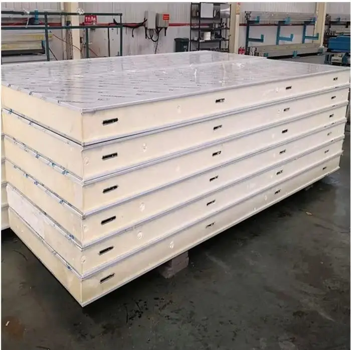B1 fire-resistant polyurethane core PUR sandwich panel for cold room wall insulation