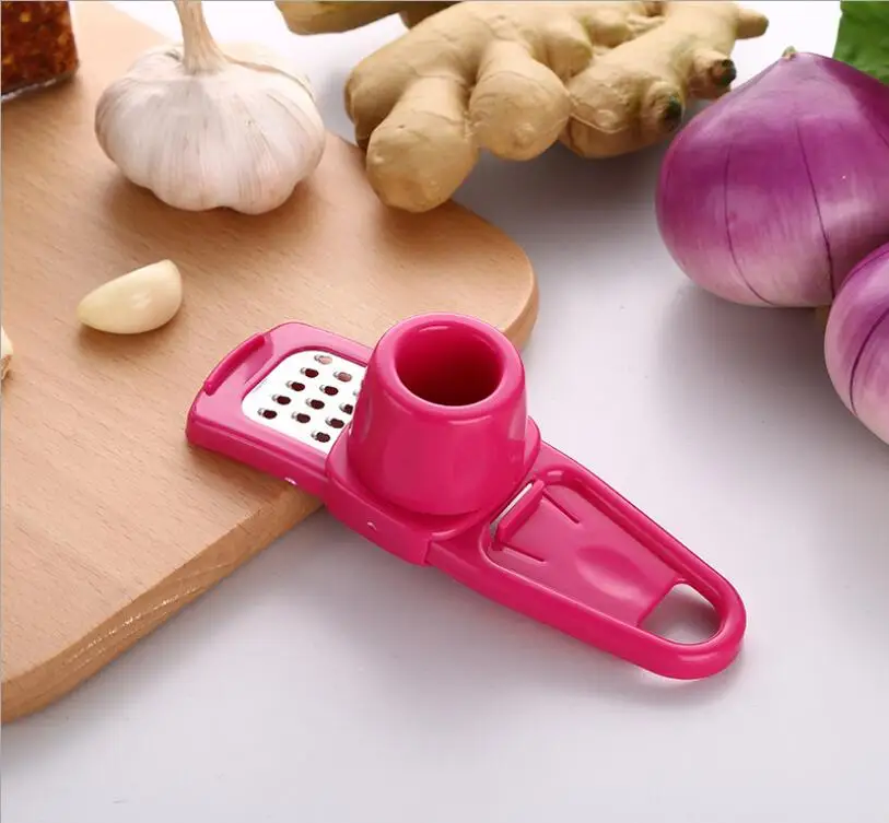 Creative Plastic kitchen gadgets wholesale cheese slicer multi kitchen grater ginger grater plastic garlic press