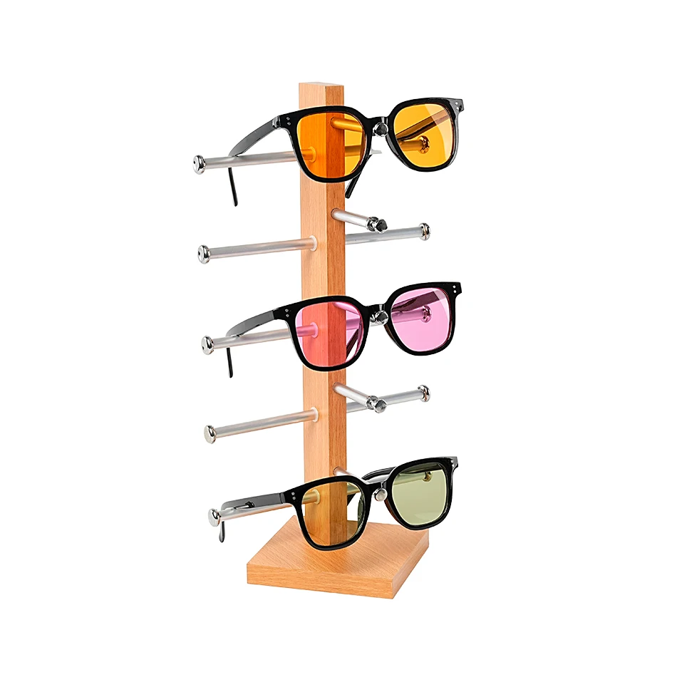 Best Selling Good Quality Custom Eyeglasses Sunglasses Promotional Display Shelf Eyewear Stand