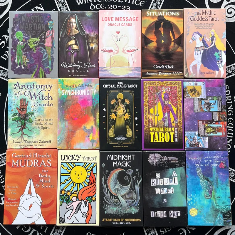 Sy454 Custom Silver Gilded Edges Tarot Laser Oracle Cards Wholesale