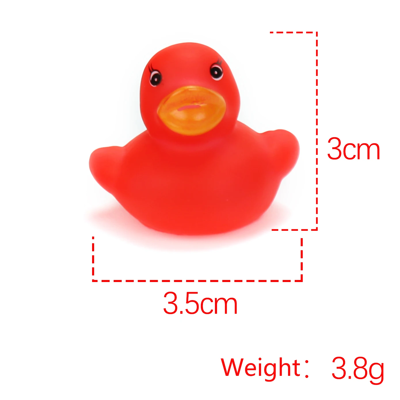 Colorful Mini Rubber Ducky Squeak And Float Baby Shower Toy Party