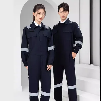 Customization Faction High Quality Flame Retardant Fire Resistant Safety Coveralls Overalls Workwear Work Clothes Uniform