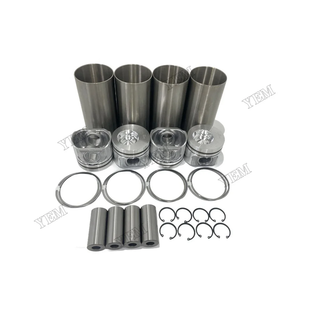 Cylinder Liner Kit Compatible for Caterpillar 3204s Aftermarket Engine Spare Parts 6