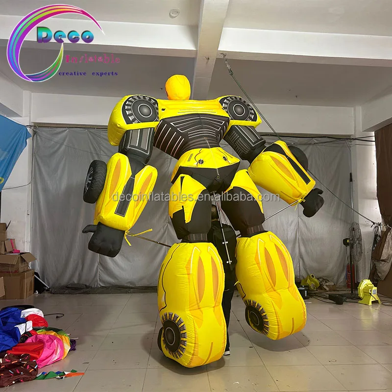 Festival Parade Walking Inflatable Robot Character Inflatable Puppet Costume  - China Inflatable Robot Costume and Inflatable Robot Film Cartoon price