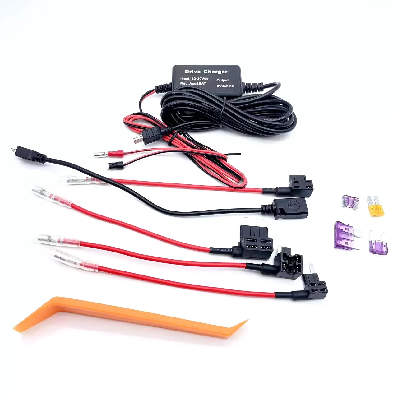 Mini Micro Usb Car Charger Universal Hard Wire Fuse Box Recorder Dash