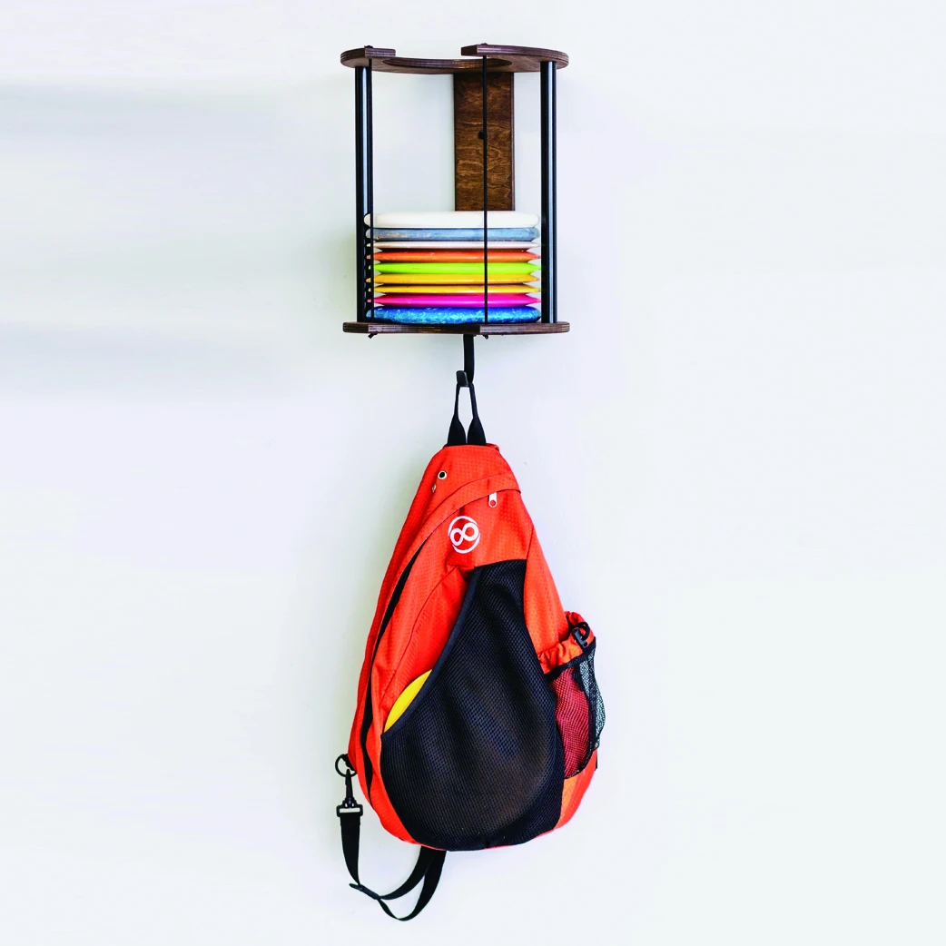Customizable MVP Disc Station Wall Mounting Type Frisbee Display Stand Rack Disc Golf Wire Display Rack