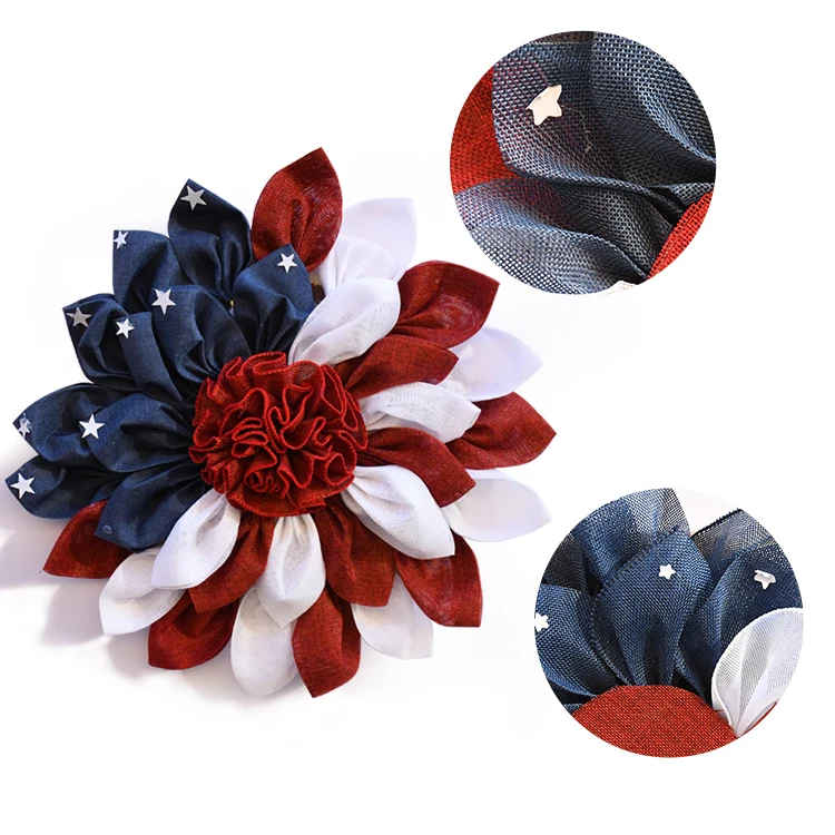 22趋势产品7月4日独立日装饰花圈爱国独立花环前门 Buy 爱国独立花环 独立日装饰花环 7月4日花环product On Alibaba Com