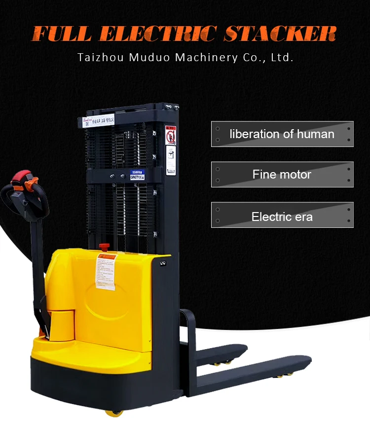 Small Electric Stacker Forklift Lifting Electric Stackers Pallet ...