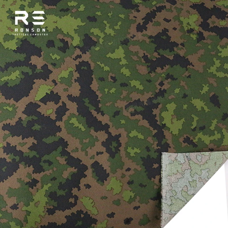 NITRAID  forest ARMY raidback®︎fabric Woodland Ripstop 100% Cotton Camouflage Military Bdu Camo