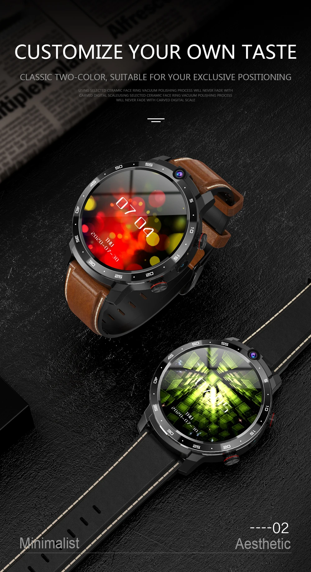 Android Lemfo Avis 4g Lte Lemfo Lem12 2020 Smartwatch Lemfo Lem 12