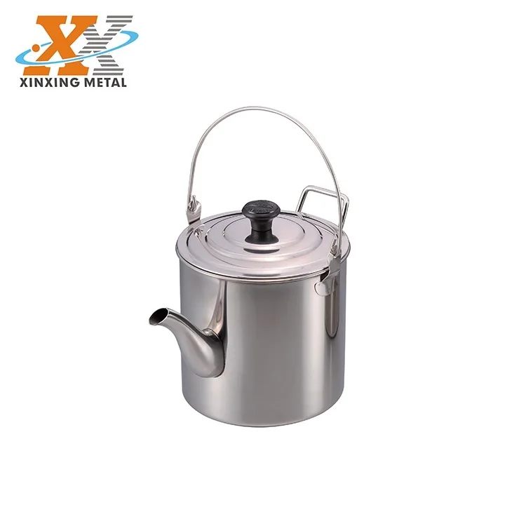 All Season Outdoor 1.8L 2.5L Stainless Steel Camping Coffee Water Kettle