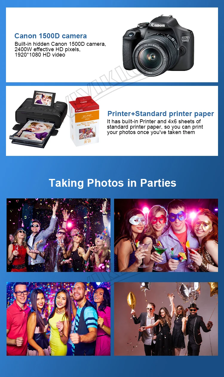 2023 Selfie Photo Booth Mirror Photo Booth Magic Mirror Photobooth