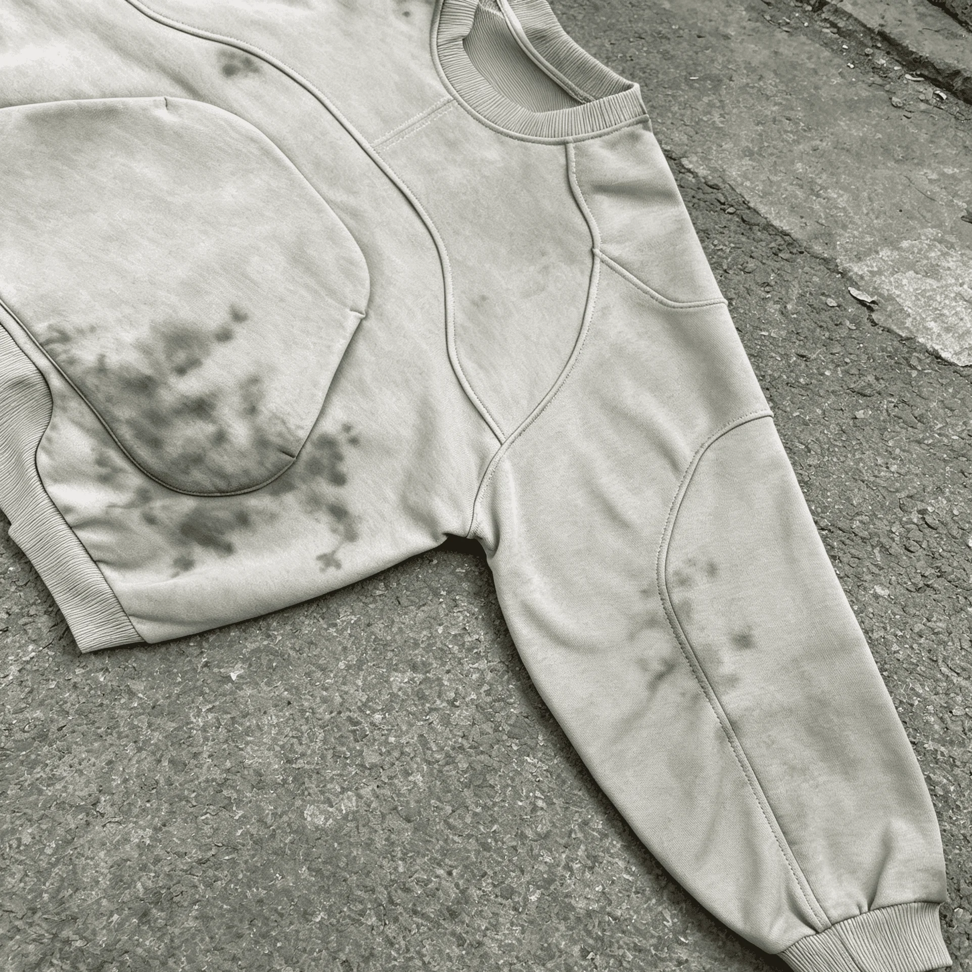 Custom Ripped Cotton Faded Pullover Thick Plain Blank Oversized Winter Vintage Distressed Acid Washed Men Hoodie gallery 3