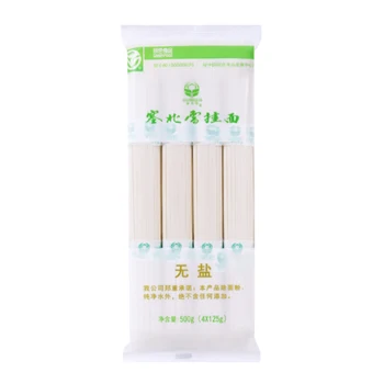 Hot Selling High Quality salt-free without any additives green food ramen plain wind instant dry noodles