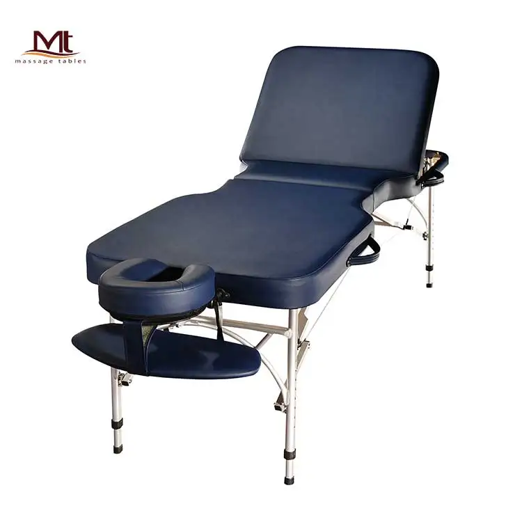 High quality Burgundy Metal Portable massage Chair