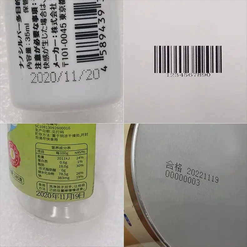 Static Expiry Date Printer for Mfg and Exp Dates Code Inkjet Packaging Machine