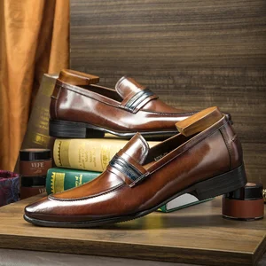 2026 New Arrival Fashion Luxury Men Genuine Leather Shoes Men's Loafers Shoes