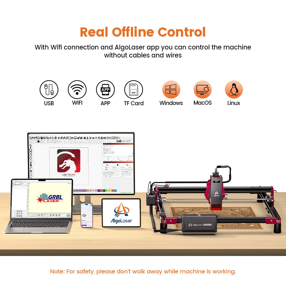 Algolaser Hot Sale Laser Cutting Machine, 5W Desktop Laser Engraving Machine