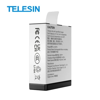 TELESIN 4.48V 1950mAh Battery for Go Pro Black 13 Camera Cold-resistant Minus 20 Fast-charging Large Capacity Battery detail image